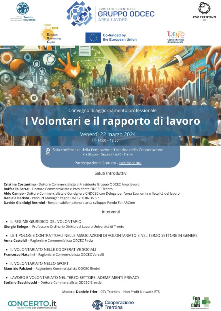 I volontari e il rapporto di lavoro