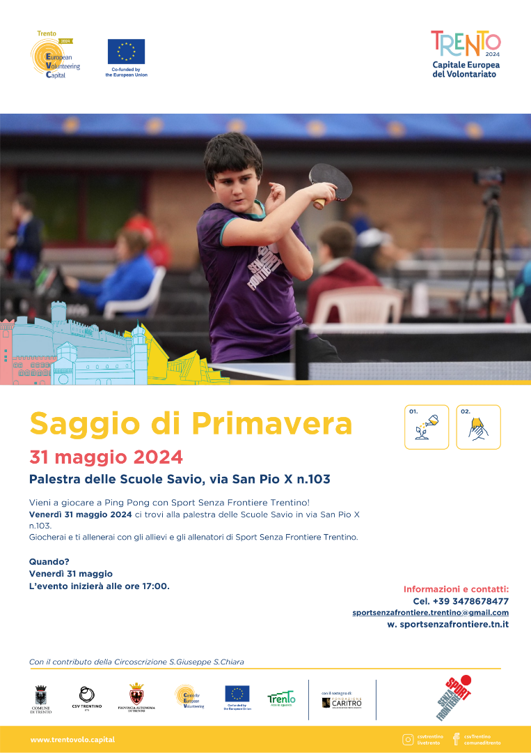 Saggio di Primavera con Sport Senza Frontiere Trentino