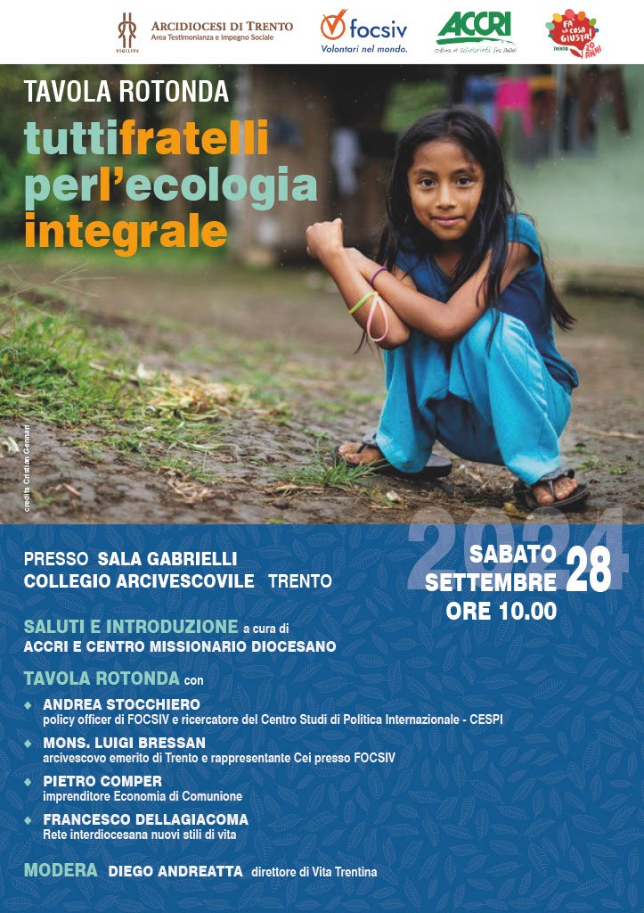 TAVOLA ROTONDA - TUTTI FRATELLI PER L'ECOLOGIA INTEGRALE