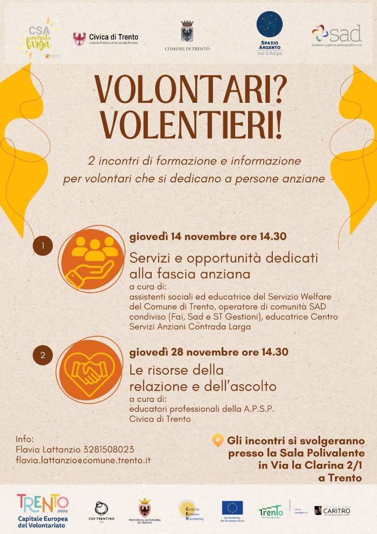 VOLONTARI? VOLENTIERI!