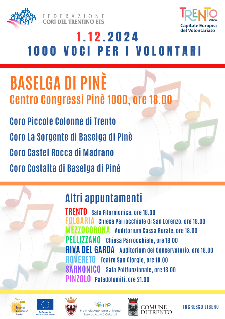 1000 Voci per i Volontari