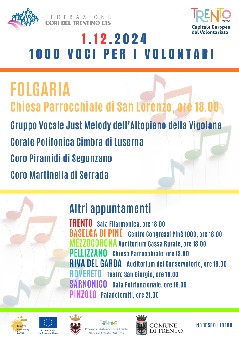 1000 Voci per i Volontari